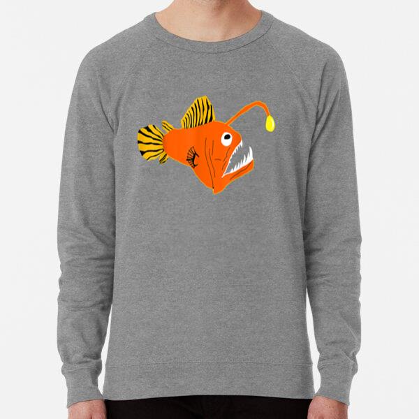 Anglerfish Deep Sea Creatures Fishing Loose Fit Sweatshirt