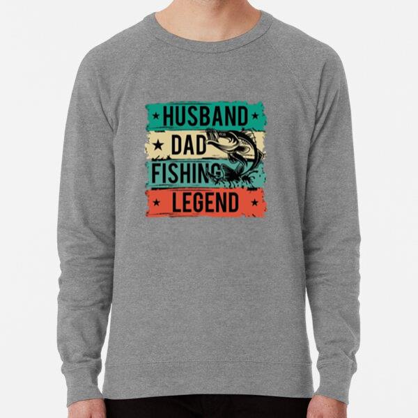 awesome trendy husband fathers fishing Loose Fit Sweatshirt
