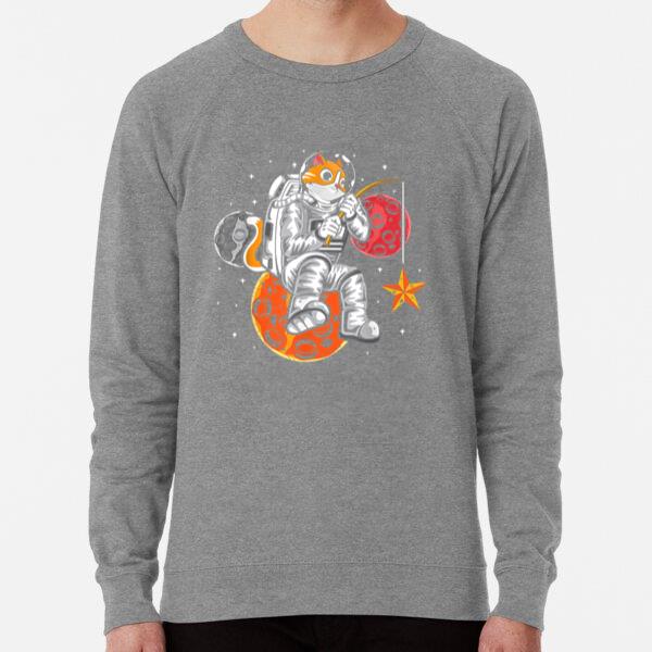 Catronaut Fishing Stars Space Loose Fit Sweatshirt