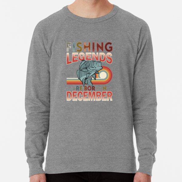 Dog Excited Vintage Fishing Loose Fit Sweatshirt