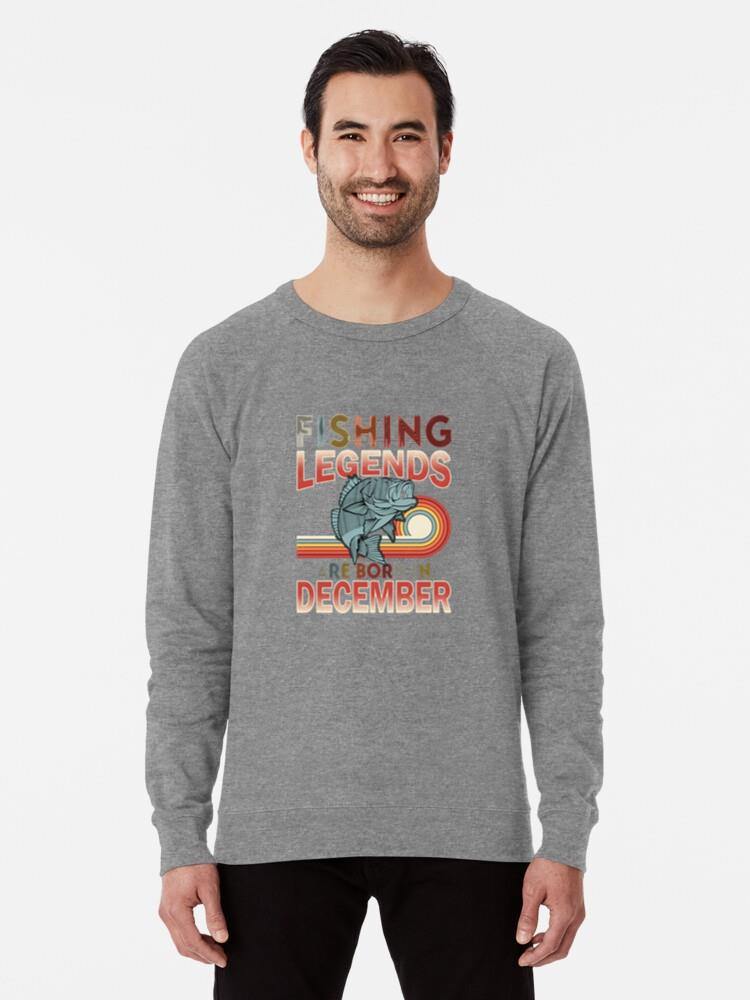 Dog Excited Vintage Fishing Loose Fit Sweatshirt - Image 2