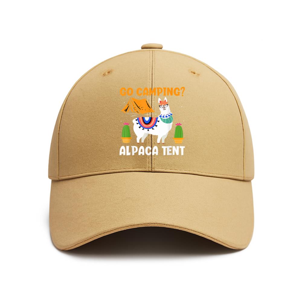 Go Camping Alpaca Tent Baseball Cap