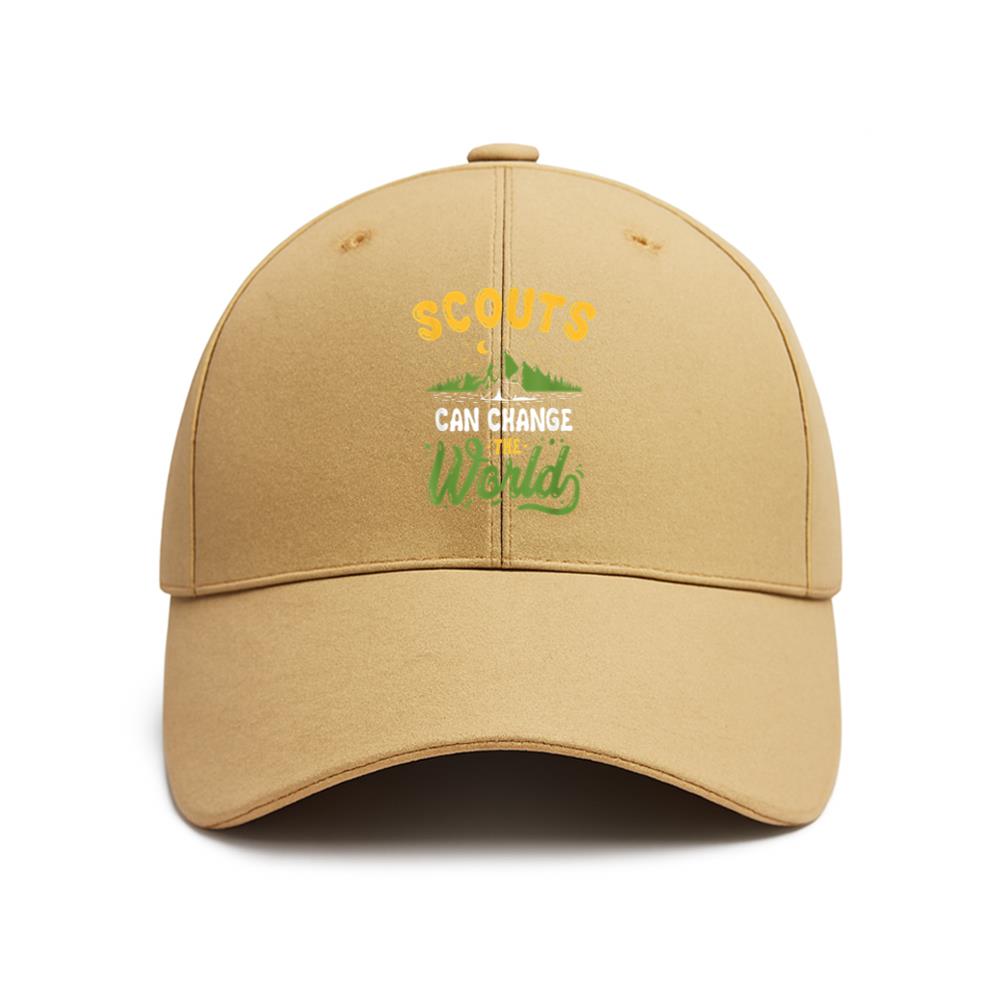Scouts Can Change The World Camping Baseball Cap
