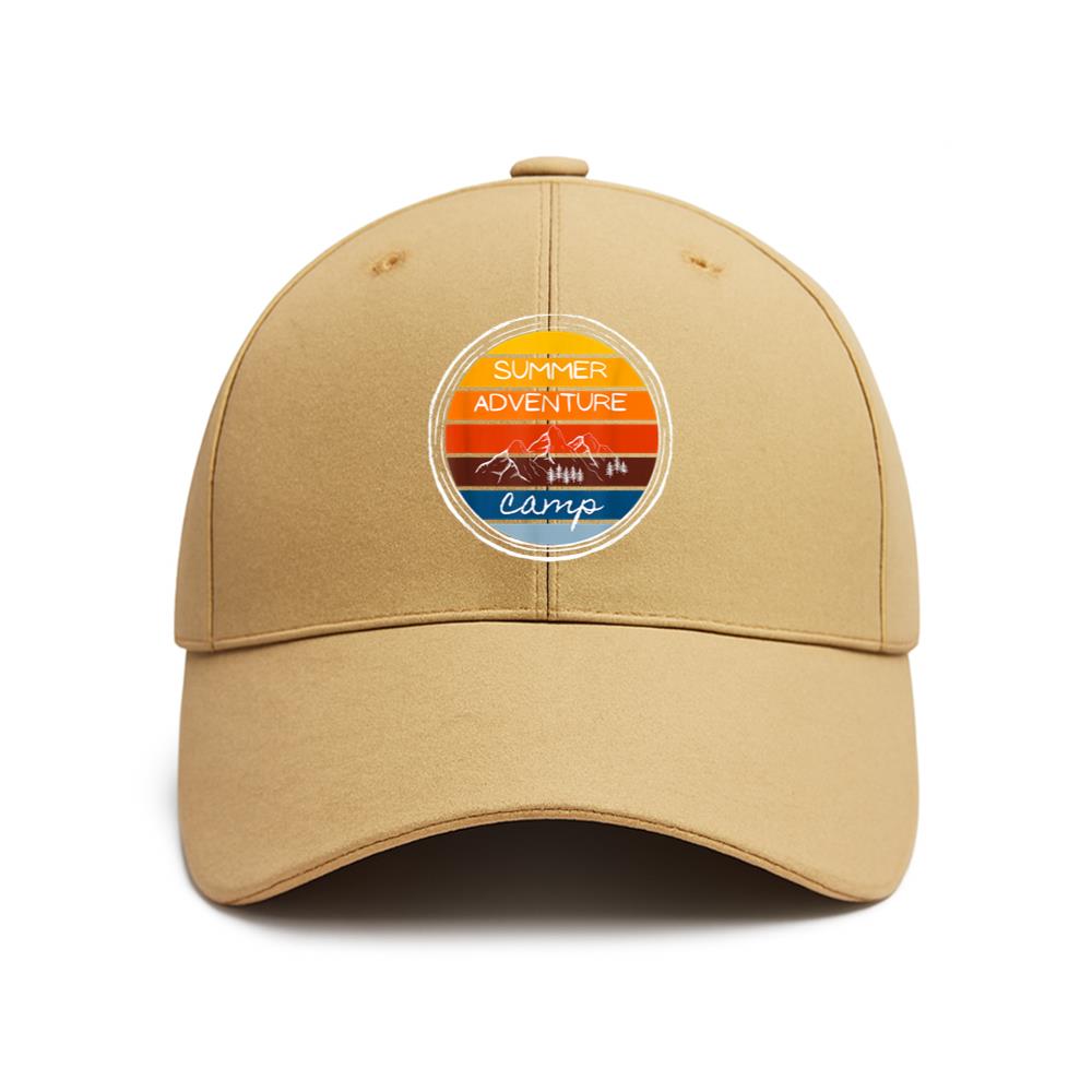 Summer Adventure Awaits Camper Baseball Cap