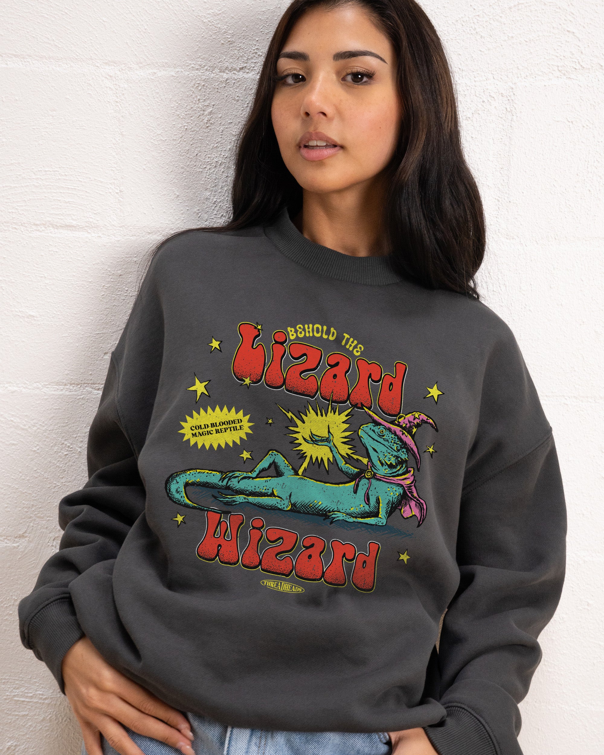 Lizard Wizard Unisex Sweatshirt - Premium 340gsm Cotton Poly Blend