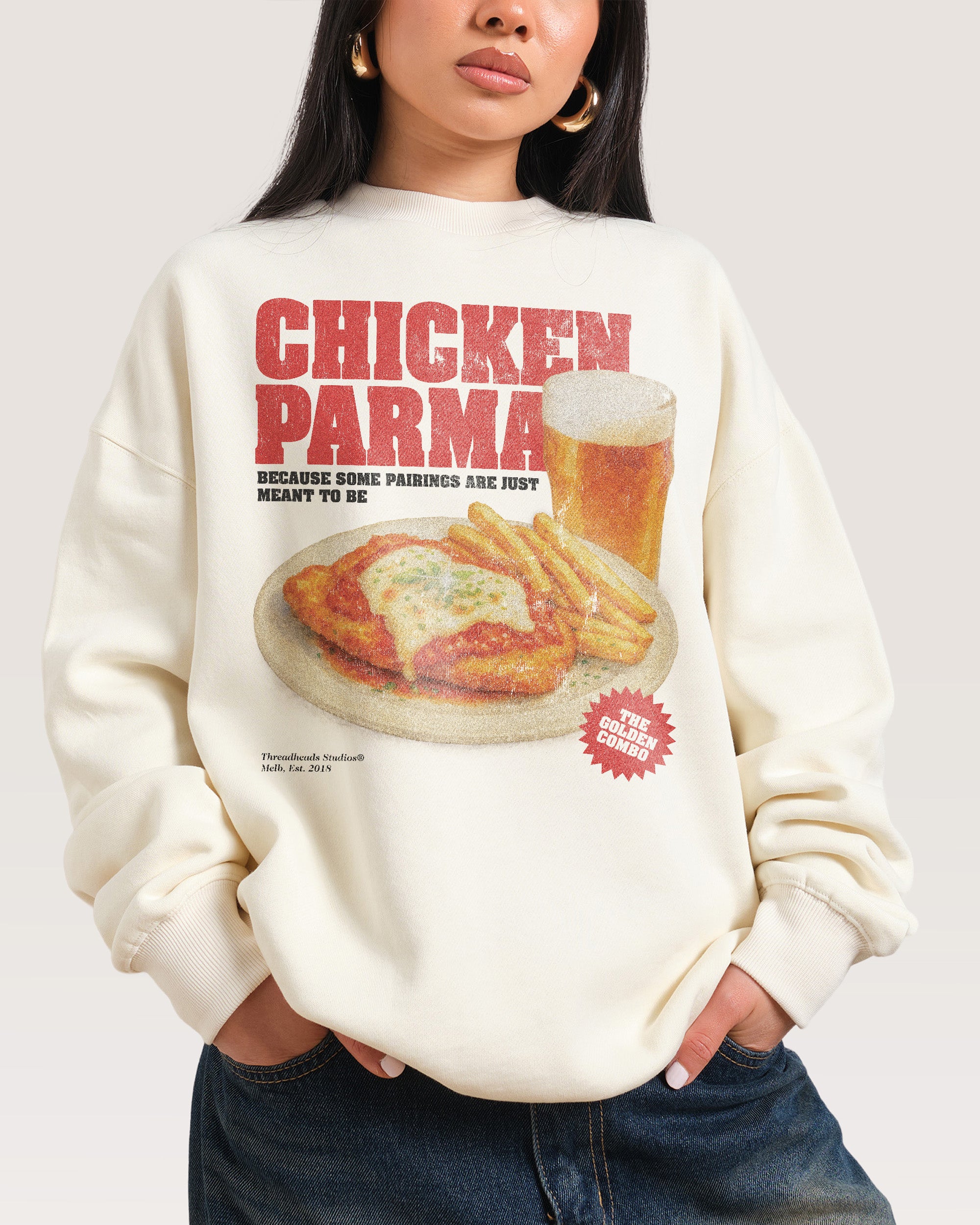 Parma & Pint Unisex Graphic Sweatshirt - Premium 340gsm Cotton-Poly Blend